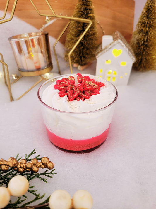 BOUGIE FLEUR DE NOËL